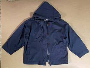 Vintage MTS Full Zip Button Down Hooded Sweatshirt Size Small